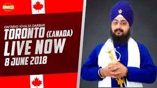 8 JUNE 2018 - LIVE STREAMING - Ontario Khalsa Darbar - Toronto - Canada