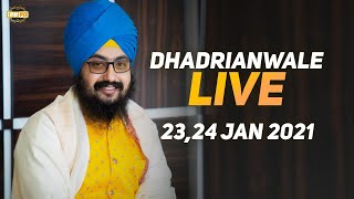 23 Jan 2021 Dhadrianwale Diwan at Gurdwara Parmeshar Dwar Sahib Patiala