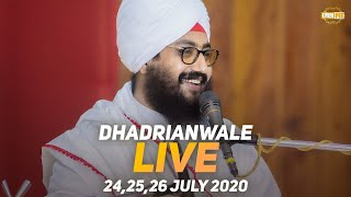 25 July 2020 - Live Diwan Dhadrianwale from Gurdwara Parmeshar Dwar Sahib