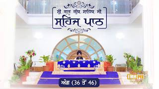 Sehaj Path Shri Guru Granth Sahib Ji Angg 36 - 46