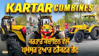Kartar combines gifted Tractor to Parmeshar Dwar - Dhadrianwale