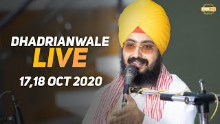 18 Oct 2020 Dhadrianwale Live Diwan at Gurdwara Parmeshar Dwar Sahib Patiala