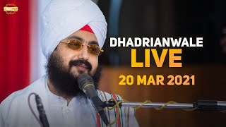 20 March 2021 Dhadrianwale Diwan at Gurdwara Parmeshar Dwar Sahib Patiala