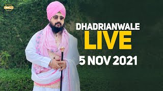 5 Nov 2021 Dhadrianwale Diwan at Gurdwara Parmeshar Dwar Sahib Patiala