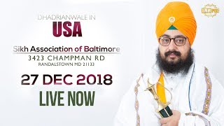 27 Dec 2018 - Sikh Association of Baltimore - USA