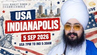 LIVE Sikh Satsang of Indianapolis USA 5 Sep 2026 Dhadrianwale