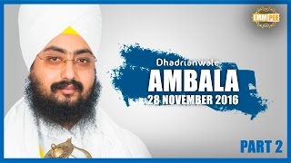  Sunho Benti Thakkur Mere Part 2 of 2 28_11_2016 Ambala Dhadrianwale