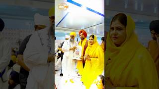 A Special Moment At Vaisakhi Samagam As Amar Noorie And Mla Dev Maan Graced Parmeshar Dwar Sahib