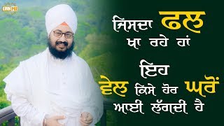 Jisda Phal Kha Rahe Ha oh Vel kise hor di hai | Bhai Ranjit Singh Dhadrianwale