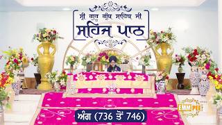 Angg  736 to 746 - Sehaj Pathh Shri Guru Granth Sahib Punjabi